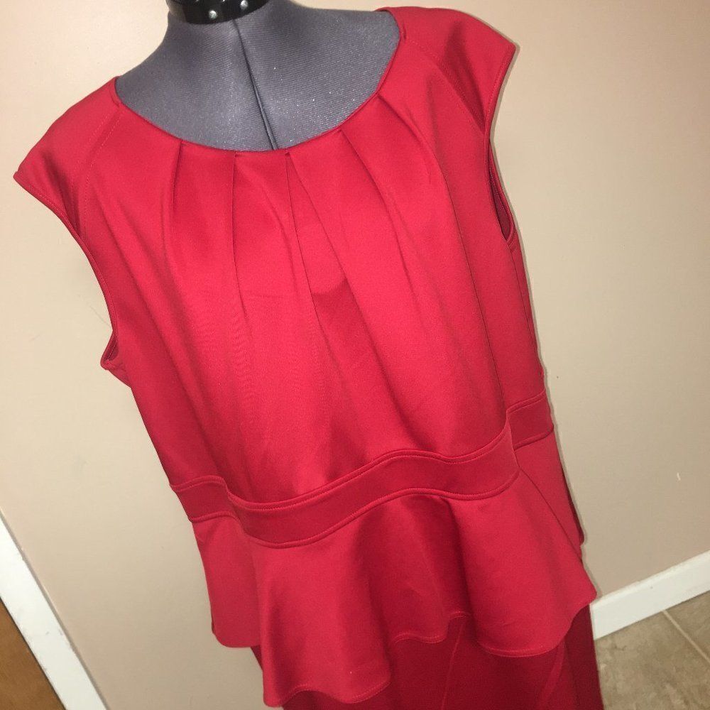 Spense Woman Plus Size Red Dress 22W